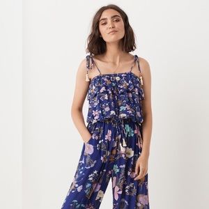 NWT Spell Designs Wild Bloom Strappy Pantsuit 🌹